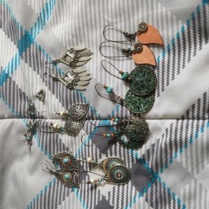 Boho earring collection